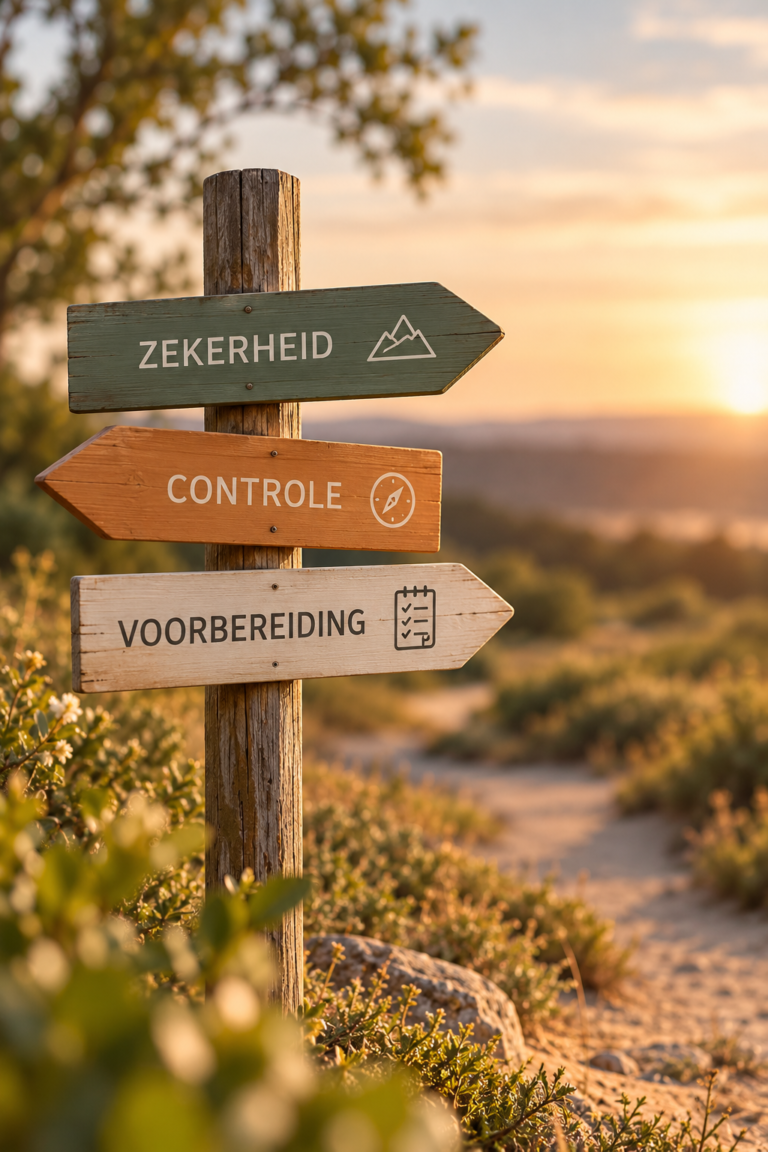 Bordjes zekerheid en piekeren
